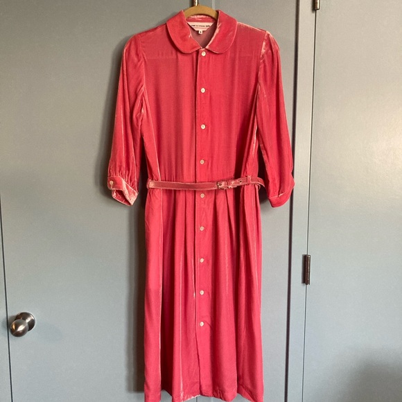 CDG Girls Silk Shirtwaist dress Size Small - Picture 2 of 7